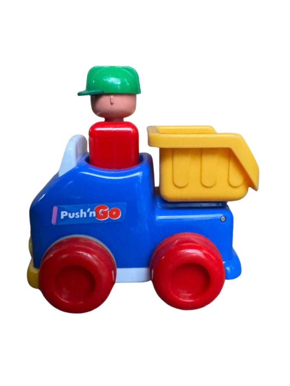 Vintage Tomy Push N’ Go Toy Dump Truck 1991